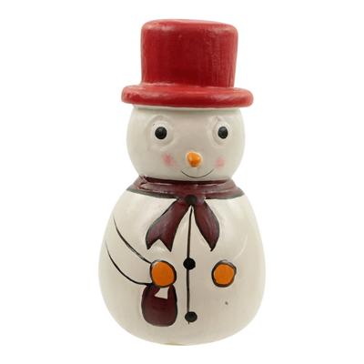 Houten Beeldje Sneeuwpop (15 x 9 cm) Houten Beeldje Sneeuwpop (15 x 9 cm)