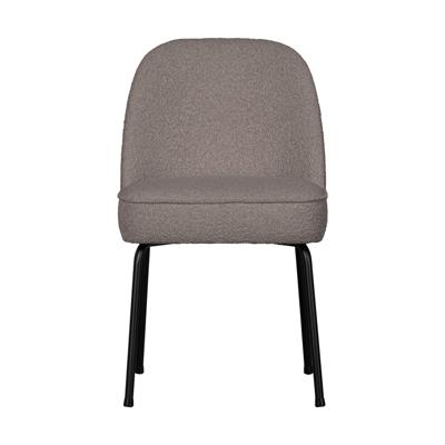 WOOOD Eetkamerstoel 'Vogue' Bouclé, kleur Nougat