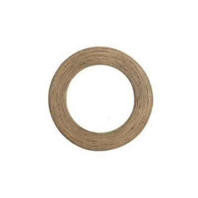 Light & Living Ronde Spiegel 'Piedre' Rotan, 70cm, kleur Bruin
