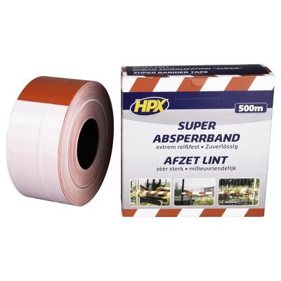 HPX Super Afzetlint | Wit/Rood | 80mm x 500m - BS80100 BS80100