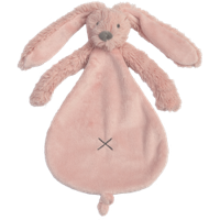 Happy Horse Konijn Richie Knuffeldoekje Oud Roze - thumbnail