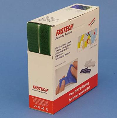 FASTECH® B25-STD033510 Klittenband Om op te naaien Haak- en lusdeel (l x b) 10 m x 25 mm Groen 10 m