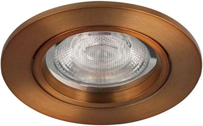 Ben Brilliance LED inbouwspot 8,2x8,2x4 cm geborsteld koper