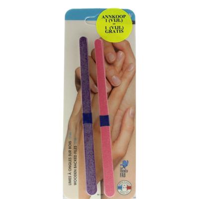 Houten Kristalvijlen Groot Smal 6 + 6 Gratis