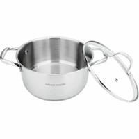 AM0073 Arthur Martin Soeppan 32 cm met deksel - RVS - Alle warmtebronnen inclusief inductie - thumbnail