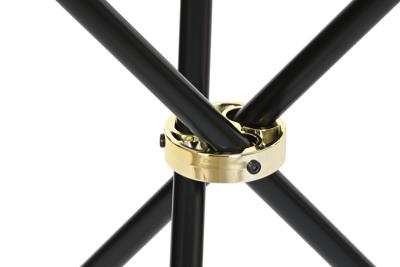 Bijzettafel DKD Home Decor Wit Zwart Gouden Metaal Hout MDF 80 x 80 x 76 cm