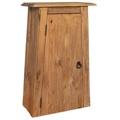 VidaXL Badkamerwandkast 42x23x70 cm gerecycled massief grenenhout