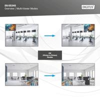 Digitus DS-55345 HDMI-switch 4 + 2 poorten LED-weergave, Met afstandsbediening, Ultra HD-geschikt, Met metalen behuizing, Individueel schakelbaar, Met - thumbnail