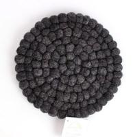 Vilten Onderzetter Antraciet (Rond) - thumbnail