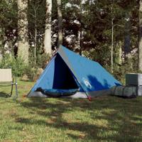 Tent 2-persoons 200x120x88/62 cm 185T taft blauw - thumbnail