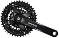 Shimano crankstel 6/7/8 speed tourney fc-ty501 met 170mm crankarm 48 x 38 x 28t zwart - thumbnail
