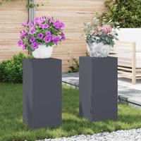Plantenstandaard 2 pcs Antraciet 24 x 24 x 55 cm Staal - thumbnail