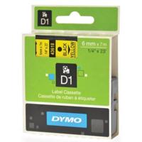 Labeltape Dymo LabelManager D1 polyester 19mm zwart op geel - thumbnail
