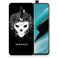 Silicone Back Case OPPO Reno2 Z Skull Hair - thumbnail