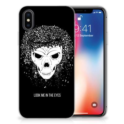 Silicone Back Case Apple iPhone X | Xs Skull Hair Silicone Back Case Apple iPhone X | Xs Skull Hair