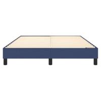 Bedframe zonder matras stof blauw 140x200 cm - thumbnail