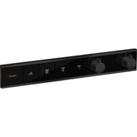 Hansgrohe RainSelect thermostaat inbouw voor 4 functies, mat zwart - thumbnail