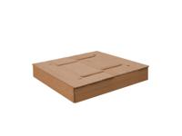 roba Zandbak met opklapbare zitbank (Teak) - thumbnail