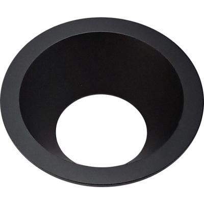 Mat Zwarte Ronde Spot Ring - Pragmi Cliron Compatibel