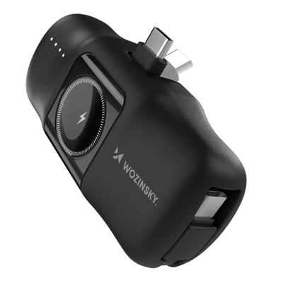 Wozinsky Mini USB-C Powerbank 5000mAh - Zwart Wozinsky Mini USB-C Powerbank 5000mAh - Zwart