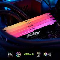 RAM geheugen Kingston FURY Beast RGB 16 GB DDR4 CL18 - thumbnail
