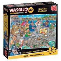 Jumbo Wasgij original 47 legpuzzel - de boot in! - 1000st. - thumbnail