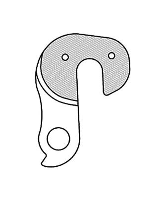 Union derailleurpad gh-038 met schroefset m3x0.5