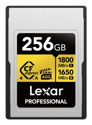 Lexar CFexpress PRO Type A Gold 4.0 Series 256GB R1800/W1650MB/s - VPG400