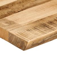 Tafelblad met natuurlijke rand 100x60x2,5 cm massief mangohout - thumbnail