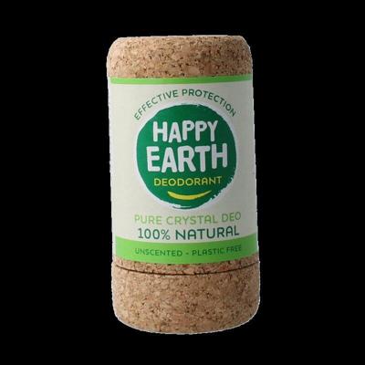 Happy Earth 100% Natural Crystal Deo Unscented Plastic Free Happy Earth 100% Natural Crystal Deo Unscented Plastic Free