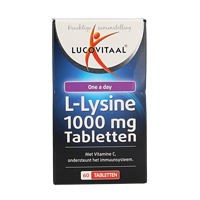 Lucovitaal L-Lysine 1000mg Tabletten - thumbnail