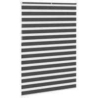 VidaXL Zebra rolgordijn 160x230 cm stofbreedte 155,9 cm zwart - thumbnail