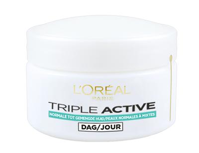 L&apos;Oréal Paris Triple Active Hydraterende en Beschermende Dagcrème