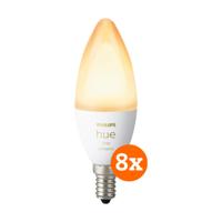 Philips Hue White Ambiance E14 Bluetooth 8-Pack - thumbnail