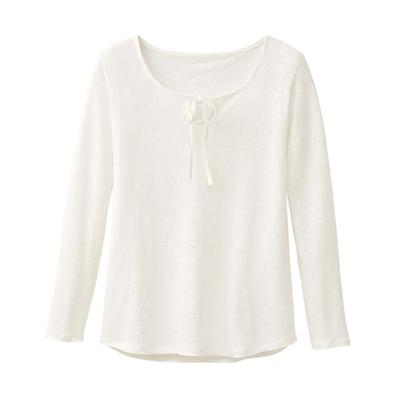 Linnen shirt, lichtblauw 44