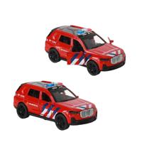 112 Pull-Back Brandweer SUV 1:36 + Licht en Geluid - thumbnail