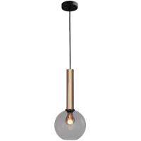 Masterlight Hanglamp Ø 20cmBella 2 Messing goud met smoke glas - 2980-02-05-20 - thumbnail