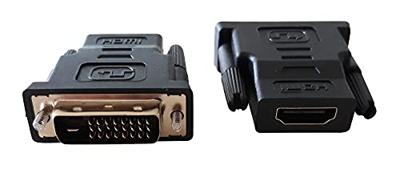 Techly DVI-D - HDMI M/F DVI-D HDMI Zwart kabeladapter/verloopstukje - [IADAP-DVI-HDMI-F]