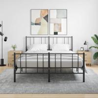 Nachtkastjes 2 st 40x35x47,5 cm bewerkt hout sonoma eikenkleur - thumbnail