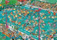 Jumbo legpuzzel Jan van Haasteren Hockey Kampioenschap 1000 stuks - thumbnail