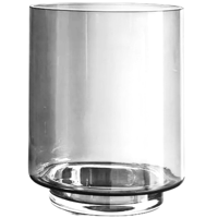 Vaas glas - vaas Medienne Optic Clear, klein - vaas transparant - thumbnail