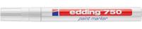 Edding 750 lakmarker 2-4mm rond wit - thumbnail