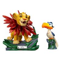 Disney Master Craft Statues 2-Pack The Lion King Little Simba & Zazu 31 cm - thumbnail