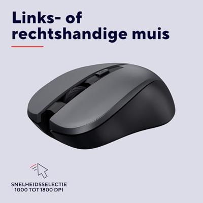 Trust Trezo draadloze deskset, uit gerecycleerd kunststof, qwerty - thumbnail
