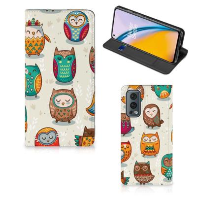 OnePlus Nord 2 5G | Hoesje maken | Vrolijke Uilen OnePlus Nord 2 5G | Hoesje maken | Vrolijke Uilen