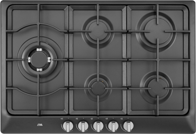 ETNA KG775ZTA kookplaat Zwart Ingebouwd 75 cm Gaskookplaat 5 zone(s) ETNA KG775ZTA kookplaat Zwart Ingebouwd 75 cm Gaskookplaat 5 zone(s)