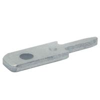 Klauke 2035 Plug-tong Voor solderen in gedrukte bedrading Insteekbreedte: 6.3 mm Insteekdikte: 0.8 mm 90 ° Ongeïsoleerd Metaal 1 stuk(s) - thumbnail