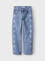 Name it winter jeansbroek meisjes - blauw - straight fit / starts - NkfRose - thumbnail
