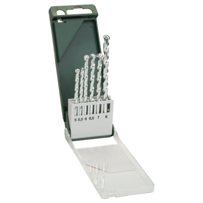 Steen-spiraalboorset 6-delig Bosch Accessories 2609255461 Cilinderschacht 1 set(s)