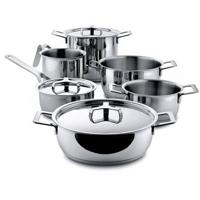 Alessi Pannenset Pots&Pans - AJM100S9 - door Jasper Morrison - 6 Delig - thumbnail